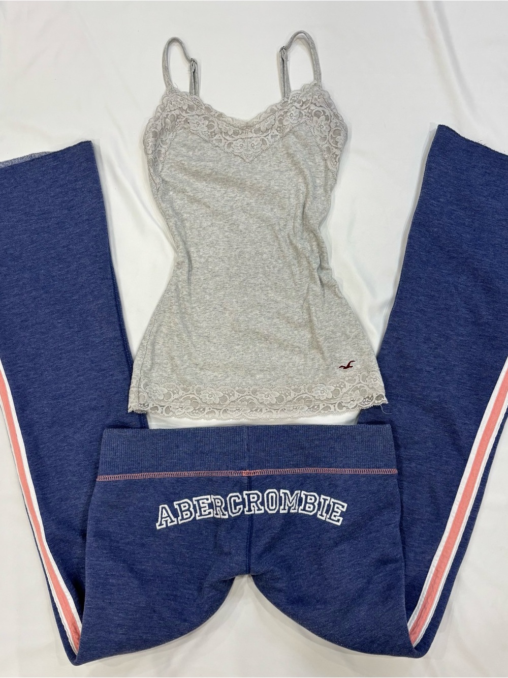 Vintage 2000s Rare Abercrombie & Fitch Bootcut Sweatpants